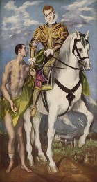 Sant Martí i el captaire (El Greco)
