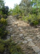 Via romana d'Àger.  Font: El Camí