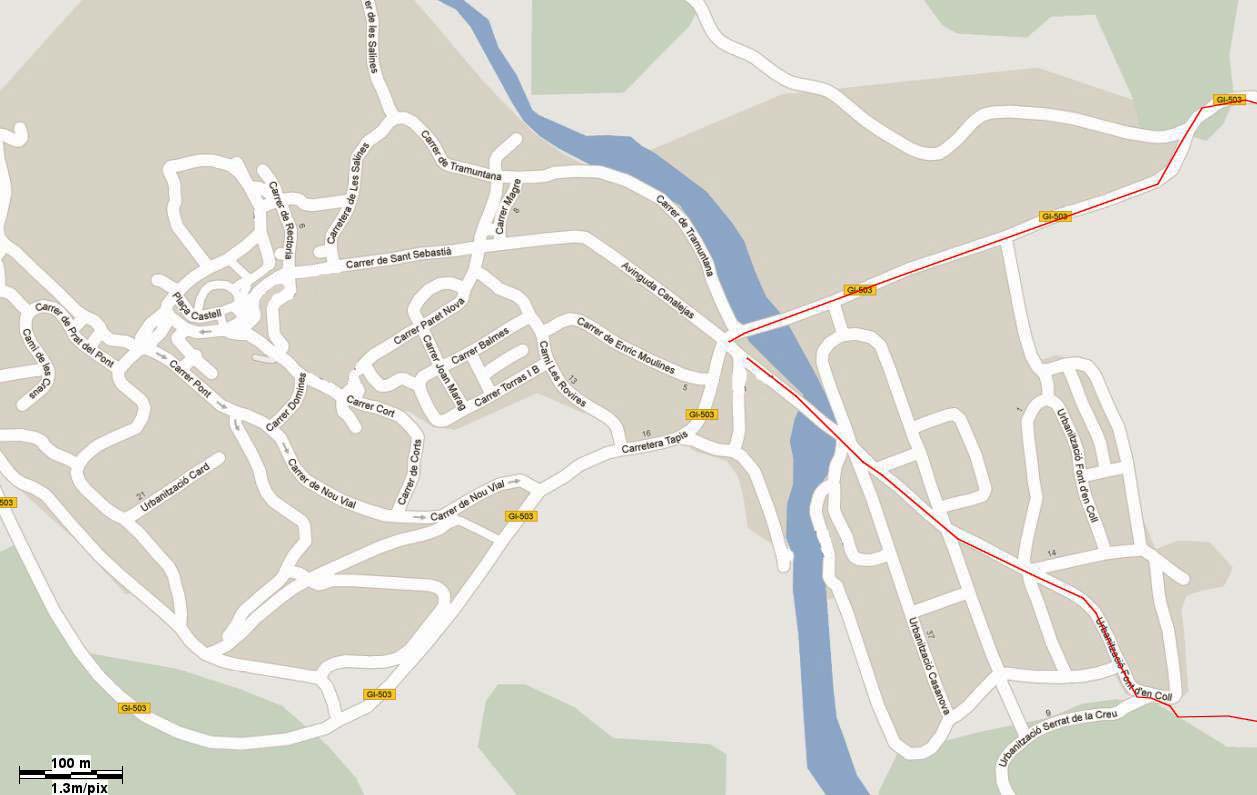 Mapa del tram